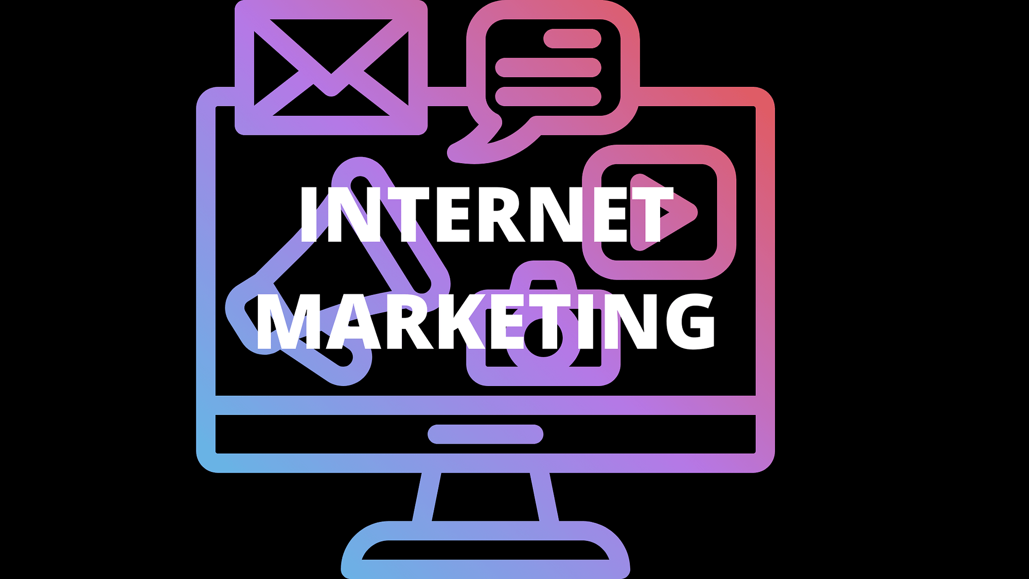 Was sind die 4 Arten von Internet-Marketing?